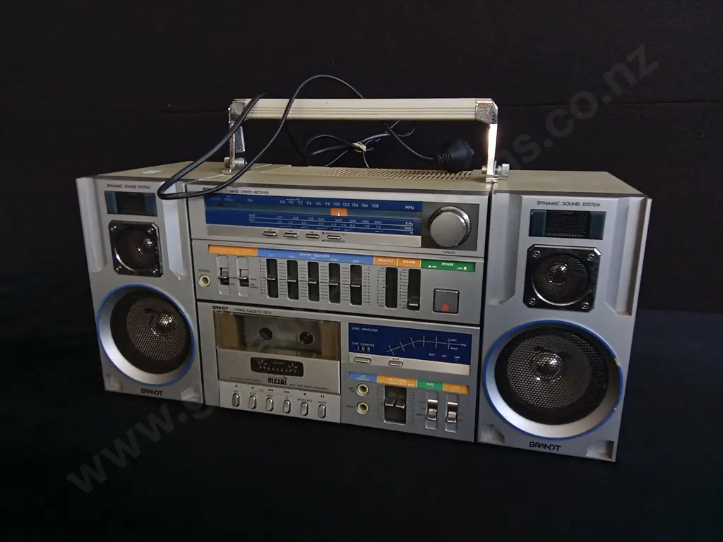 VINTAGE BRANDT CONION V-121F BOOMBOX WORKING Image 1++