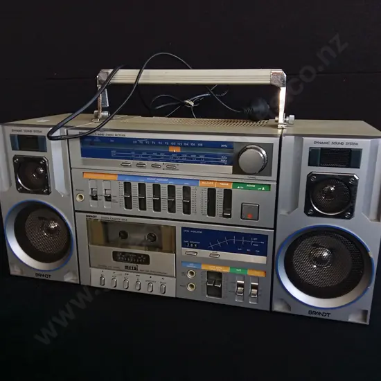 VINTAGE BRANDT CONION V-121F BOOMBOX WORKING
