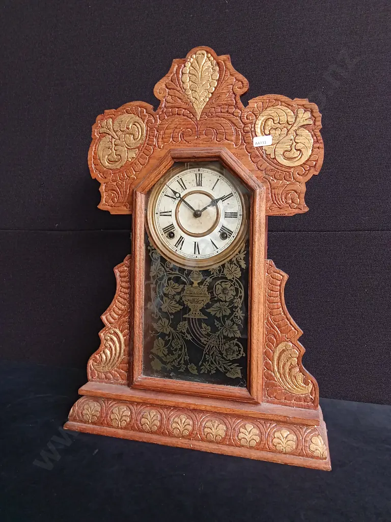 ANTIQUE MANTEL CLOCK Image 1++