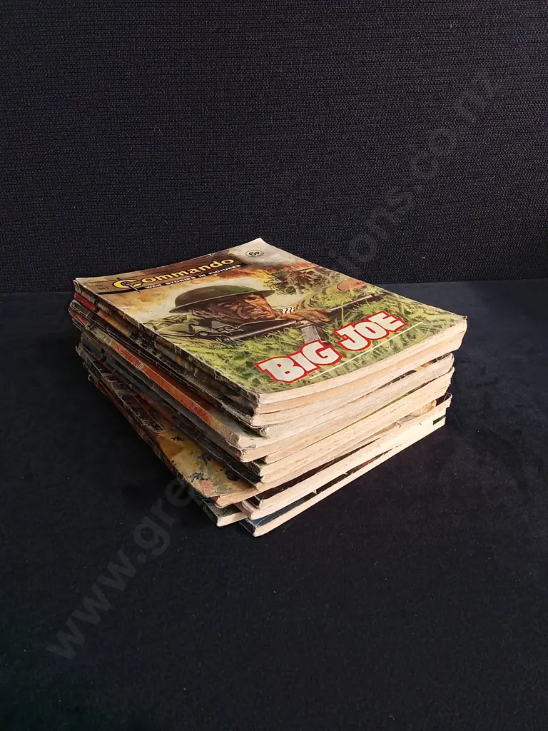 15 PIECES VINTAGE COMMANDO WAR COMICS NO 847-881 Image 1++