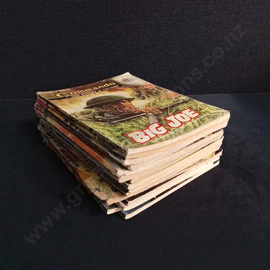 15 PIECES VINTAGE COMMANDO WAR COMICS NO 847-881