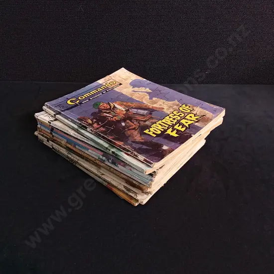 15 PIECES VINTAGE COMMANDO WAR COMICS NO 931-968