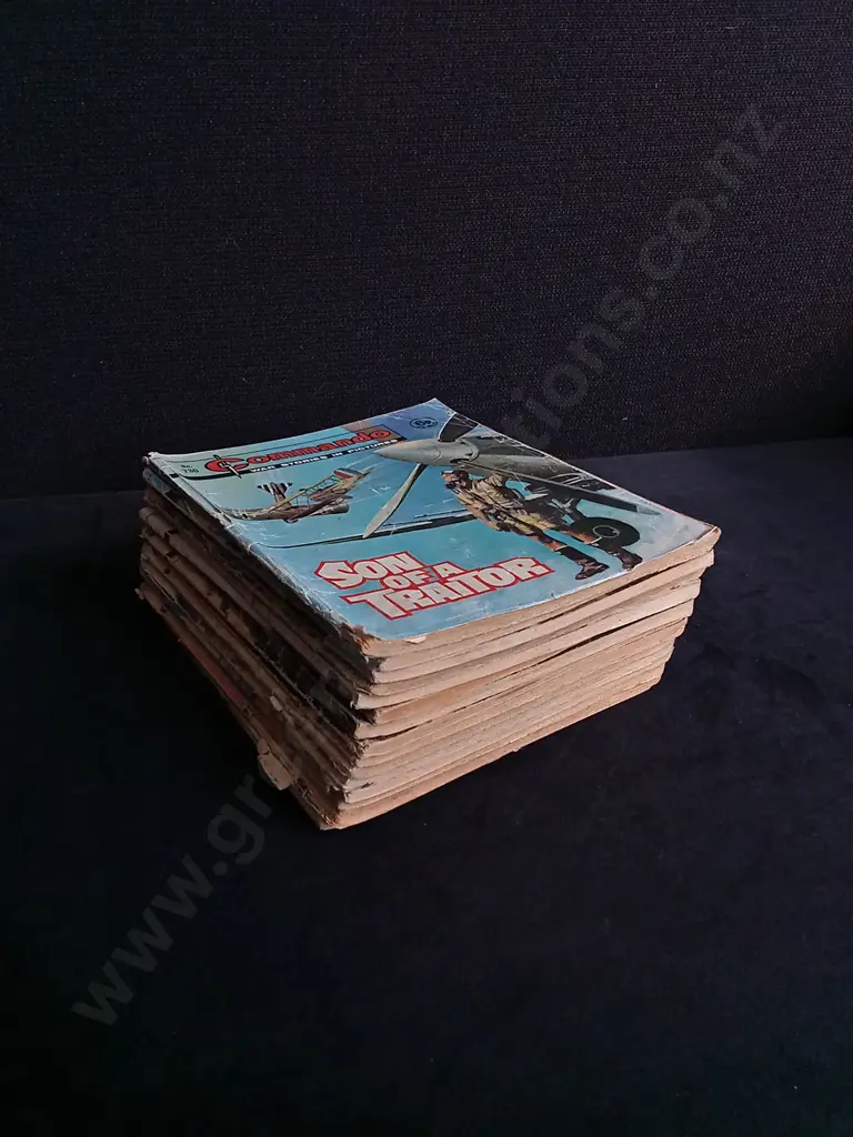15 PIECES VINTAGE COMMANDO WAR COMICS NO 730-843 Image 1++