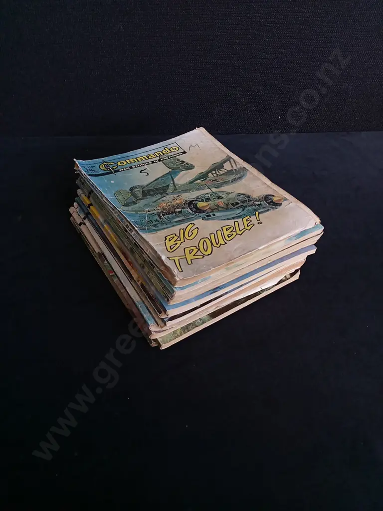 15 PIECES VINTAGE COMMANDO WAR COMICS NO 1284-1302 Image 1++