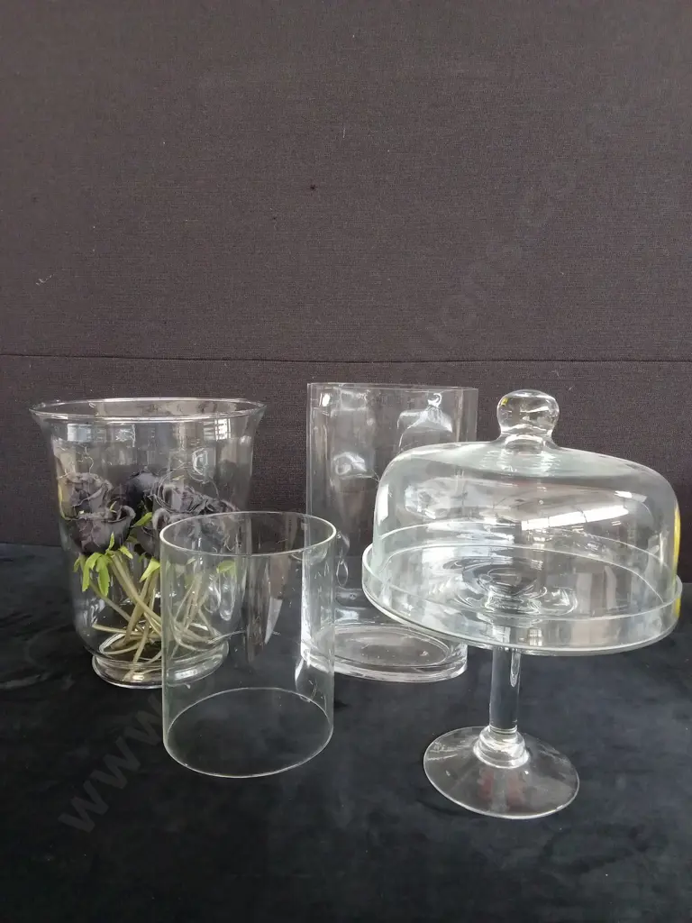 4 GLASS ITEMS Image 1++