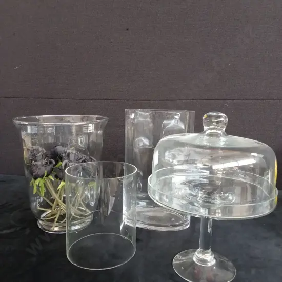 4 GLASS ITEMS