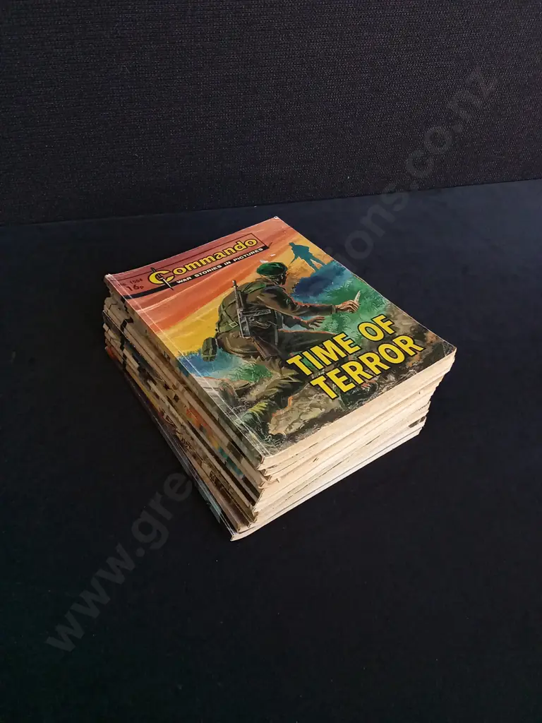 15 PIECES VINTAGE COMMANDO WAR COMICS NO 1564-1585 Image 1++