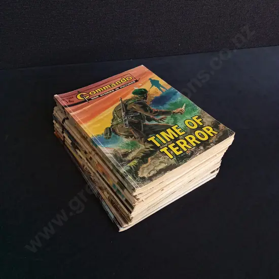 15 PIECES VINTAGE COMMANDO WAR COMICS NO 1564-1585