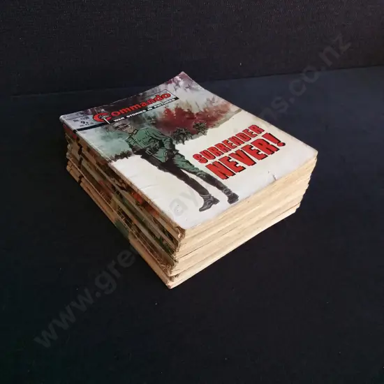 15 PIECES VINTAGE COMMANDO WAR COMICS NO 1200-1262