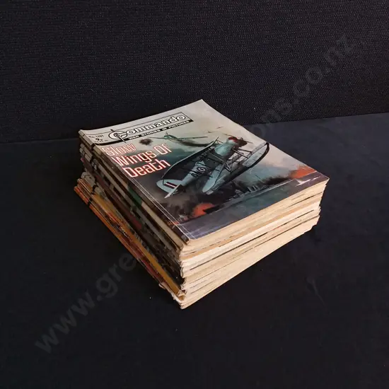 15 PIECES VINTAGE COMMANDO WAR COMICS NO 1261-1283
