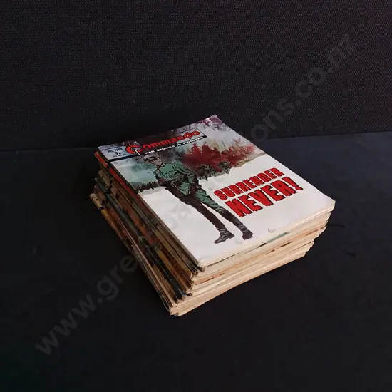 15 PIECES VINTAGE COMMANDO WAR COMICS NO 1200-1238