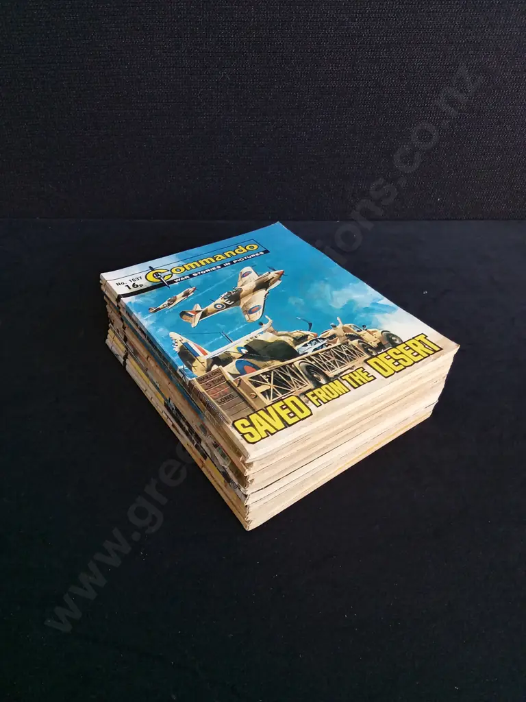 15 PIECES VINTAGE COMMANDO WAR COMICS NO 1637-1666 Image 1++