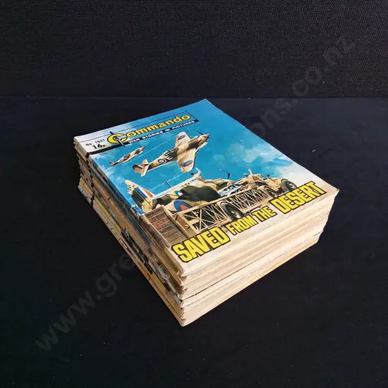 15 PIECES VINTAGE COMMANDO WAR COMICS NO 1637-1666