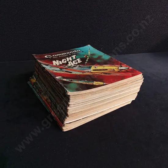 15 PIECES VINTAGE COMMANDO WAR COMICS NO 1003-1043