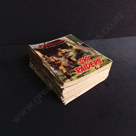 15 PIECES VINTAGE COMMANDO WAR COMICS NO 1151-1180
