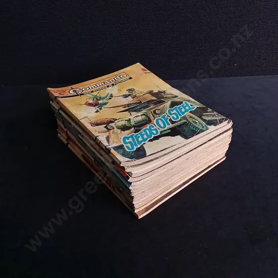 15 PIECES VINTAGE COMMANDO WAR COMICS NO 1103-1132