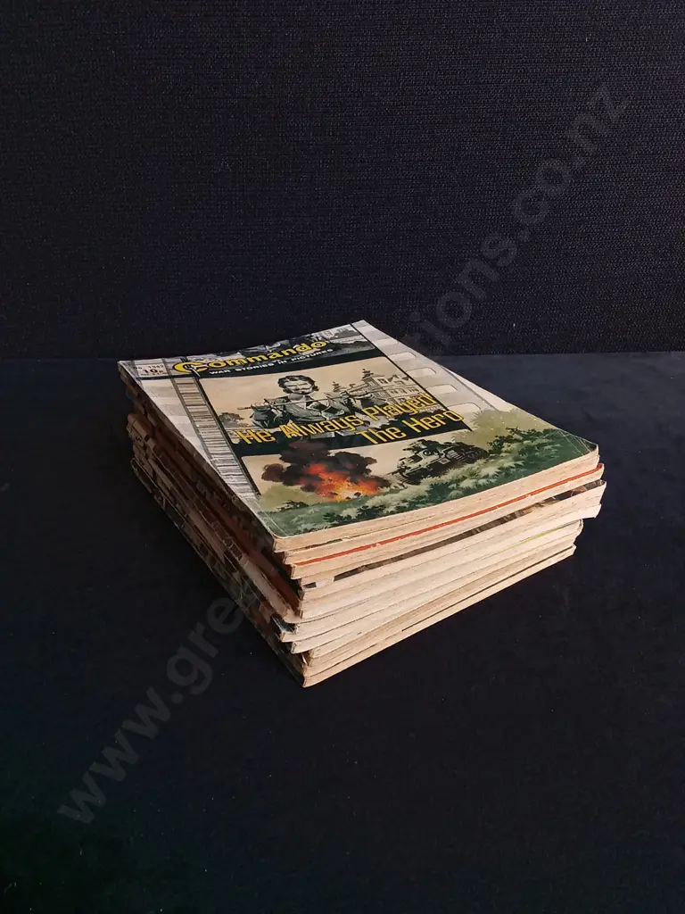 15 PIECES VINTAGE COMMANDO WAR COMICS NO 1342-1380 Image 1++