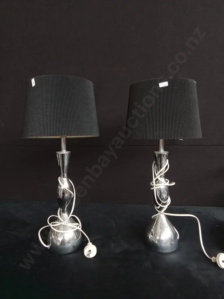 2 MATCHING LAMPS ONLY ONE WORKING Image 1++