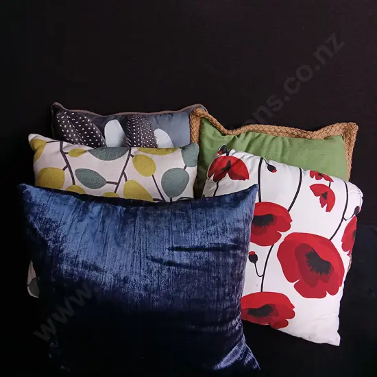 5 CUSHIONS