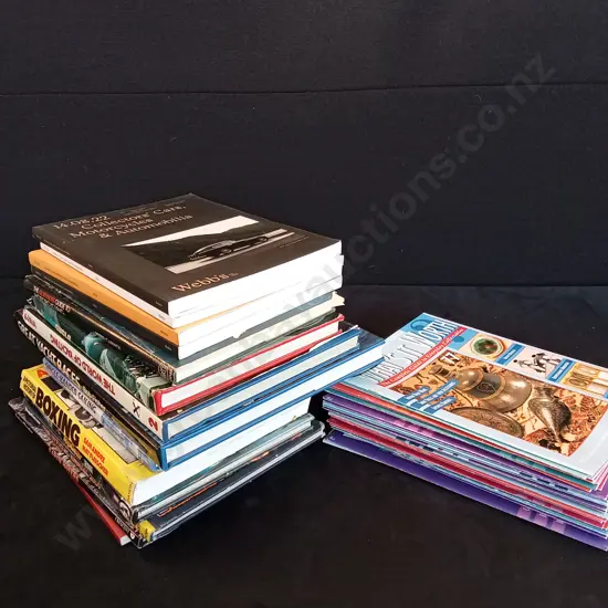 ASSORTED BOOKS AND WHATS IT WORTH MAGAZINES