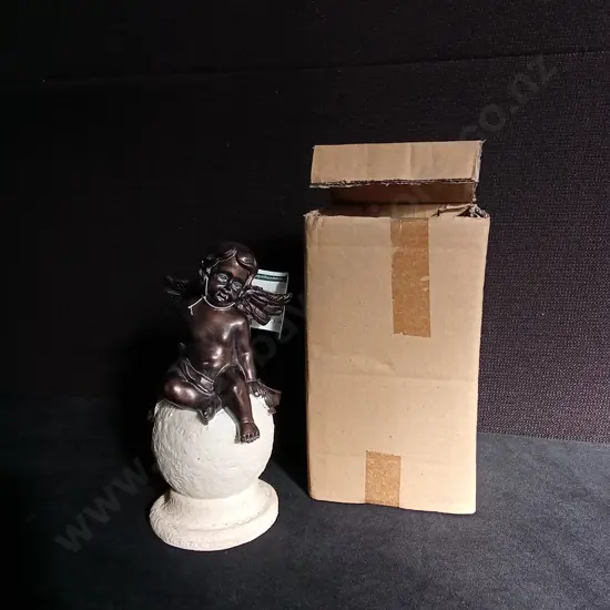 BRAND NEW DECORATIVE CHERUB FIGURE