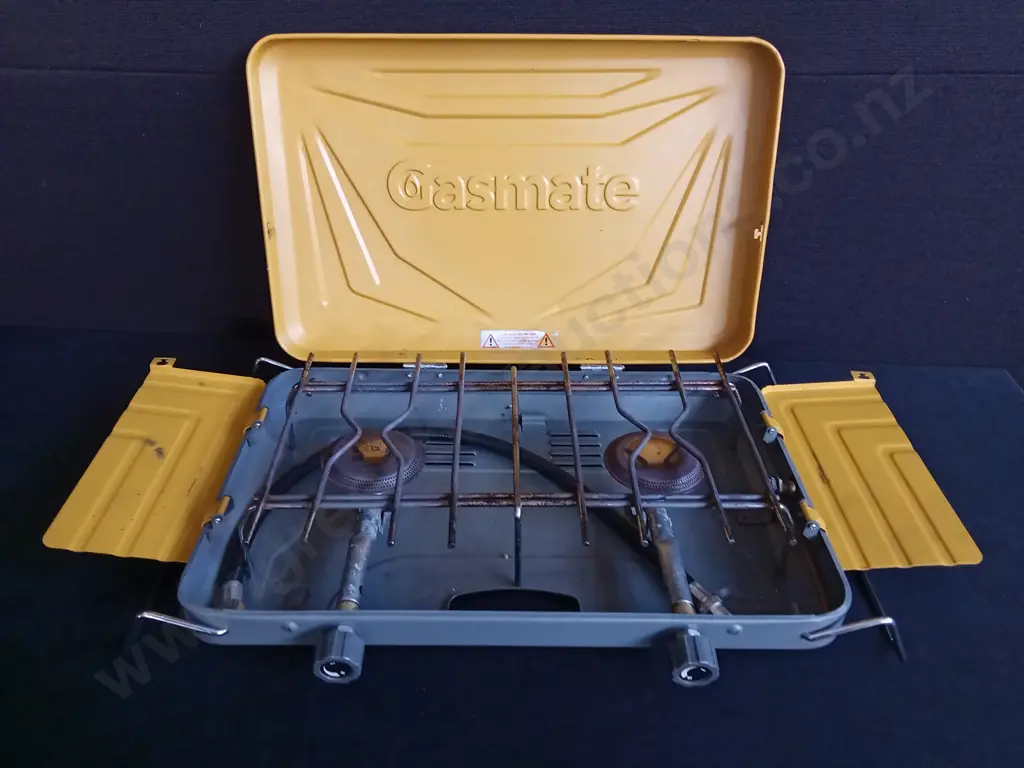 GASMATE DELUXE 2 BURNER LPG CAMPING STOVE Image 1++