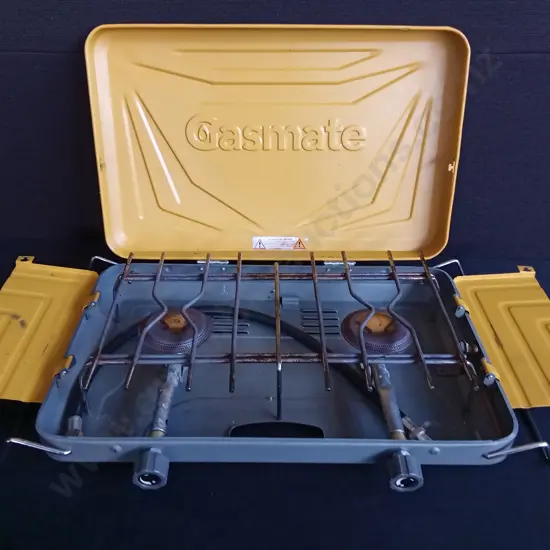 GASMATE DELUXE 2 BURNER LPG CAMPING STOVE