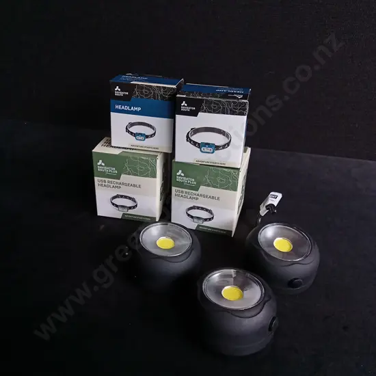 7 PIECES BRAND NEW LAMPS