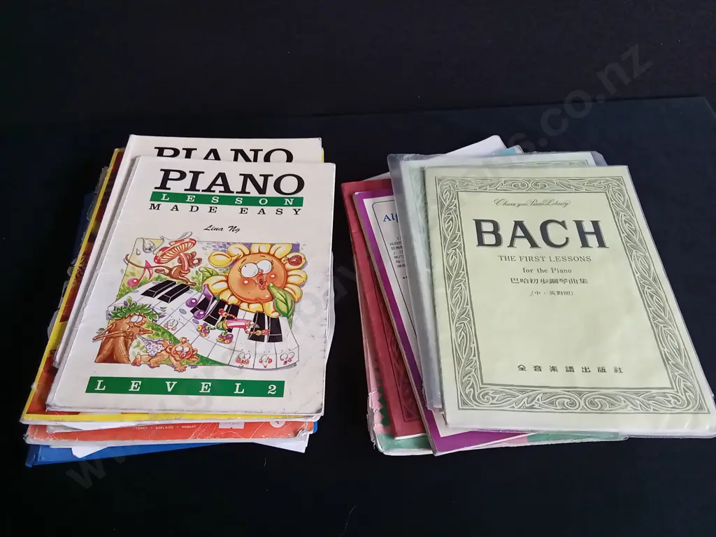 COLLECTION OF CHINESE PIANO BOOKS Image 1++