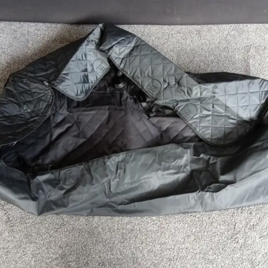 BLACK FOLDABLE STORAGE BAG