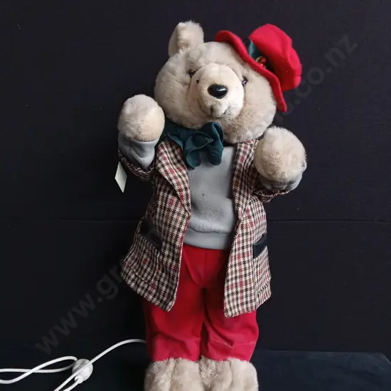 VINTAGE TELCO MOTION-ETTE DANCING BEAR, WORKING