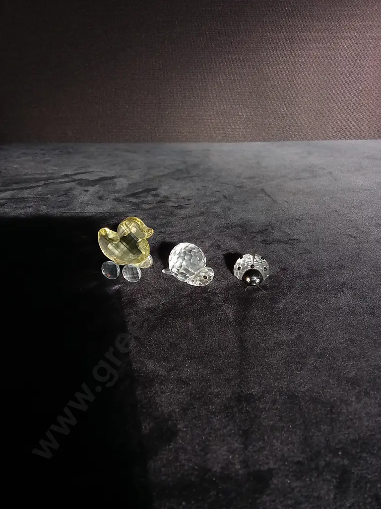 3 ANIMAL SWAROVSKI CRYSTALS Image 1++
