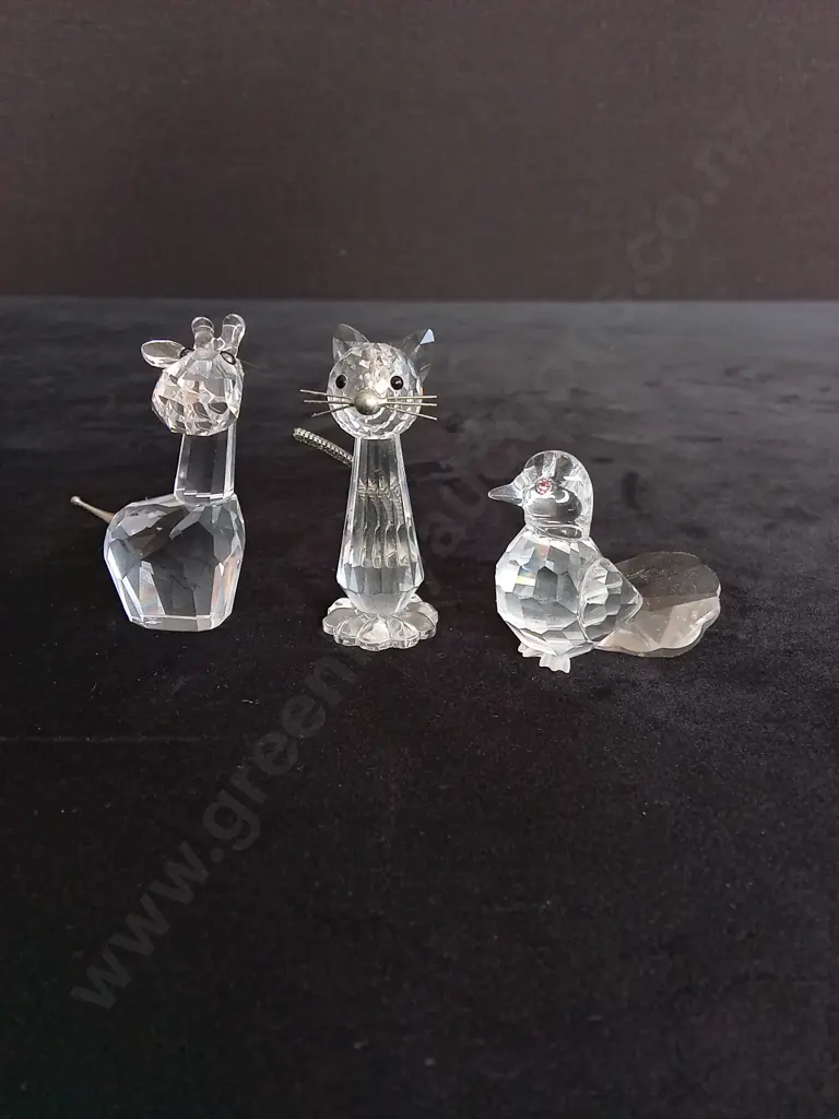 3 ANIMAL THEMED SWAROVSKI Image 1++