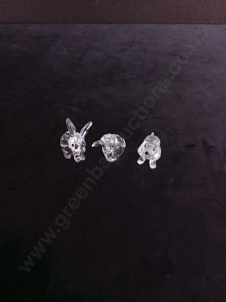 3 SWAROVSKI ANIMAL CRYSTALS Image 1++