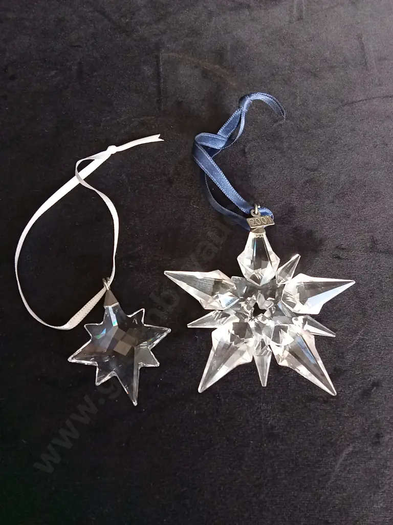 2 SWAROVSKI CRYSTAL ORNAMENTS Image 1++