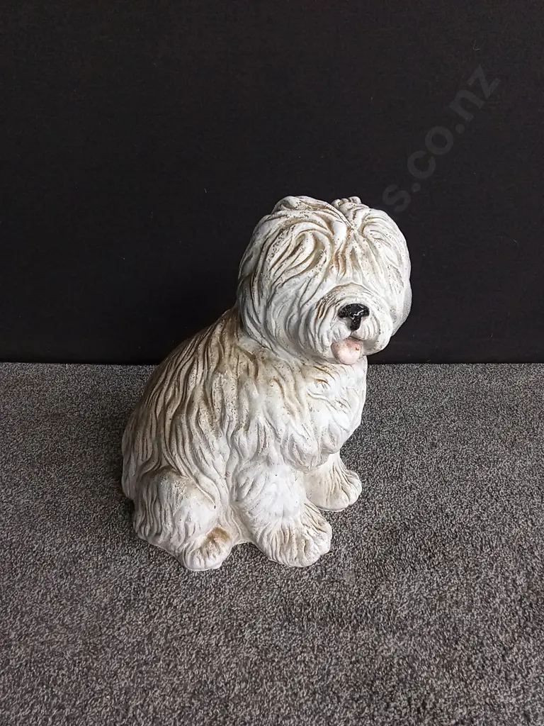 GLAZED TERRACOTTA DOG ORNAMENT H47CM Image 1++