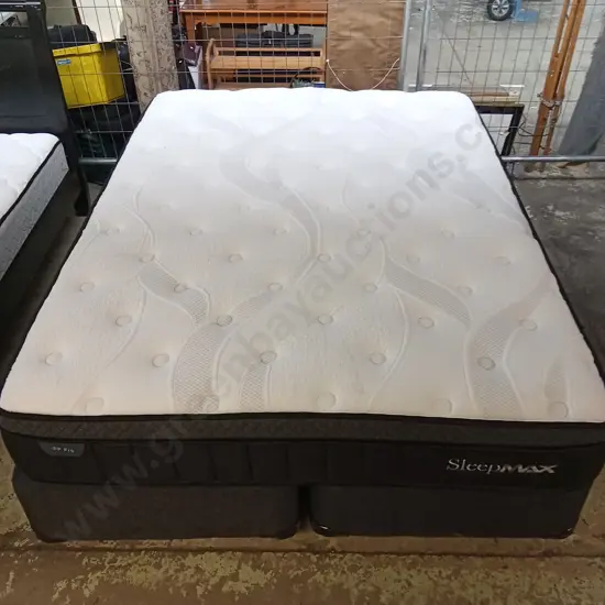 BRAND NEW QUEEN BED WITH SLEEPMAX PP PRO MEDIUM  MATTRESS