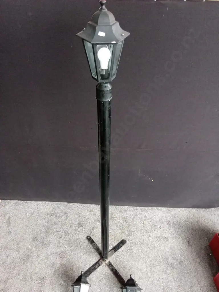 LOT OF STREET LAMPS, 8 SINGLES (OR 4 DOUBLES),  H 2.5 M Image 1++