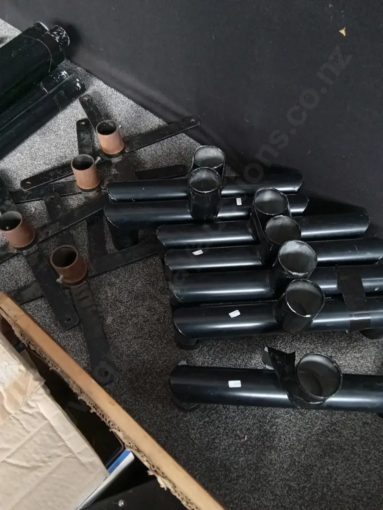 LOT OF STREET LAMPS, 8 SINGLES (OR 4 DOUBLES),  H 2.5 M Image 1++