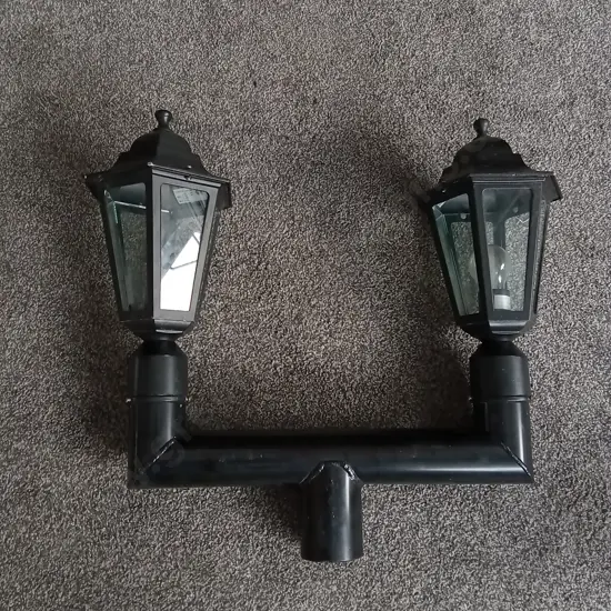 LOT OF STREET LAMPS, 8 SINGLES (OR 4 DOUBLES),  H 2.5 M
