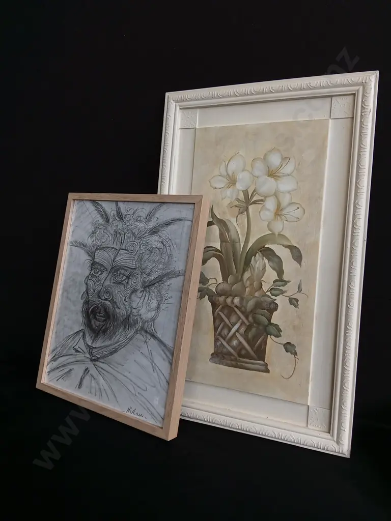 2 FRAMED ARTWORKS Image 1++