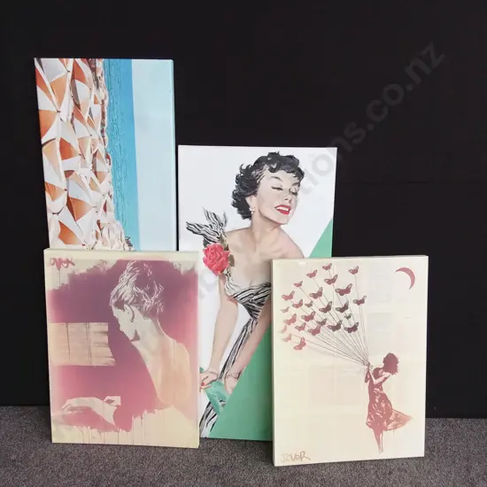 4 CANVAS ART