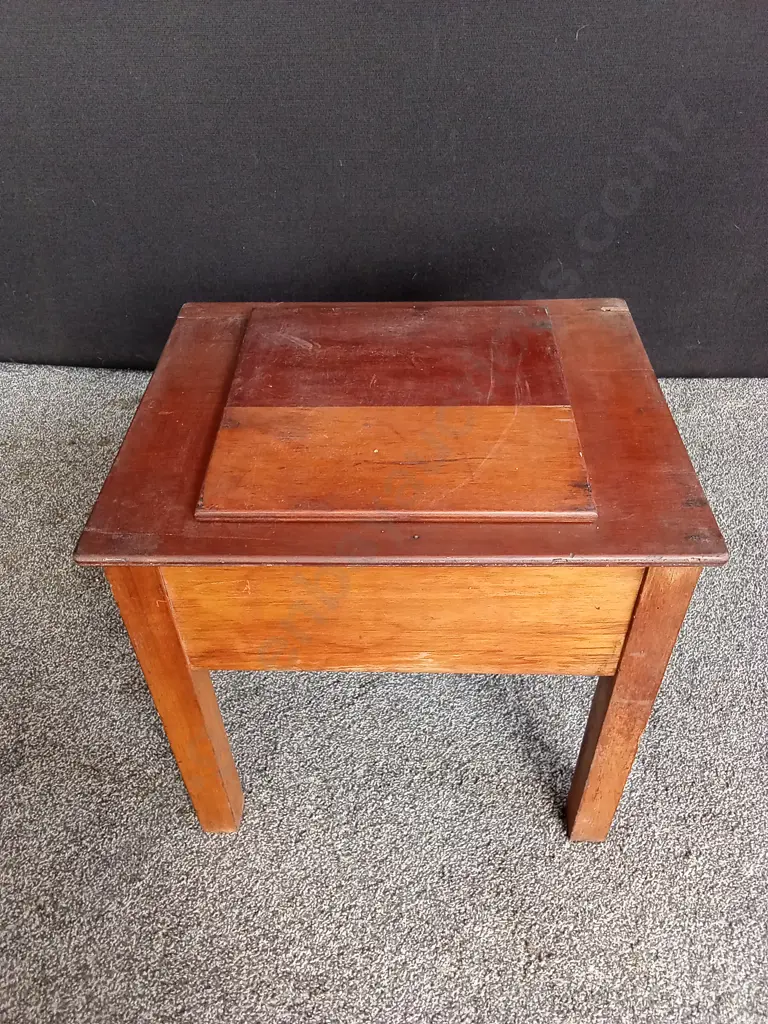 VICTORIAN BEDROOM COMMODE CHAIR Image 1++