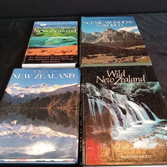 4 NEW ZEALAND BOOKS