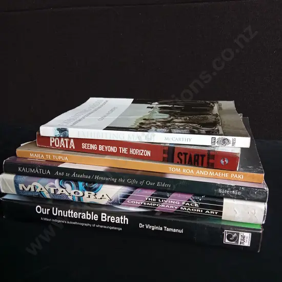 6 X MAORI BOOKS