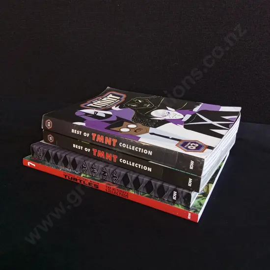 4 TEENAGE MUTANT NINJA TURTLES BOOKS