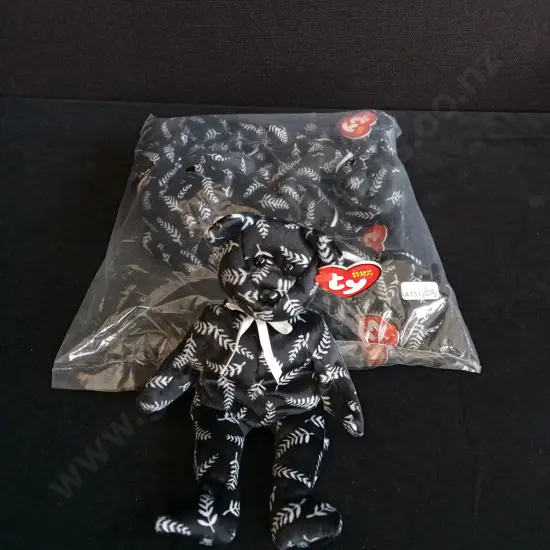 BRAND NEW BAG OF 6 TY BEANIE BABIES "SILVER"