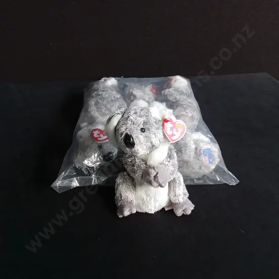 BRAND NEW 6 PACK OF TY BEANIE BABIES KOALAS KOOWEE