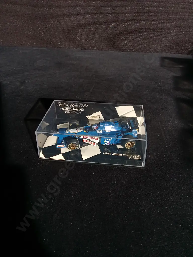 1:43 SCALE MINICHAMPS DIE CAST LIGIER MUGEN HONDA JS 43 FORMULA 1 MODEL Image 1++
