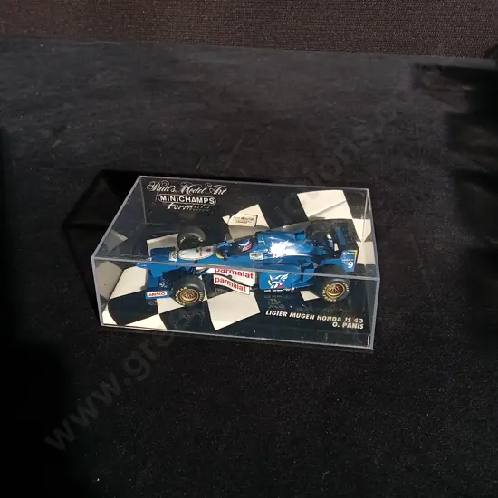 1:43 SCALE MINICHAMPS DIE CAST LIGIER MUGEN HONDA JS 43 FORMULA 1 MODEL